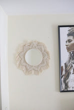 Load image into Gallery viewer, MACRAME SUN MIRROR